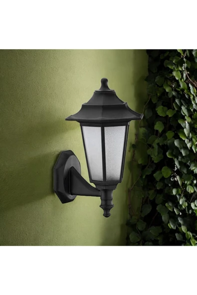 fullreyon 10 W. Beyaz Işık LED Ampullü Dekoratif Bahçe, Balkon, Teras, Kapı Giriş Apliği, Bahçe Duvar Armatürü - 2