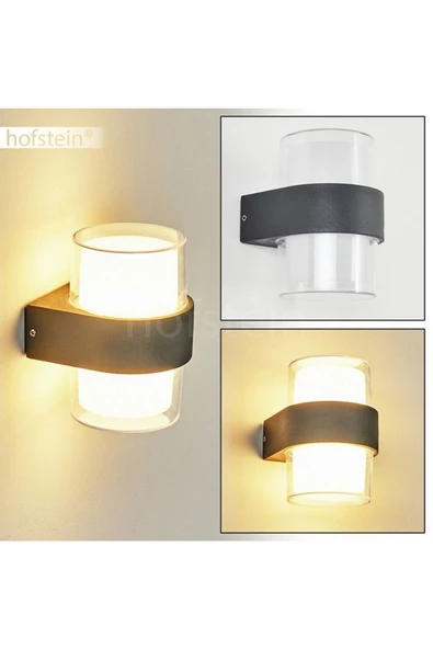 fullreyon Elektrikle Çalışır, 10 Watt Günışığı Ledli ALÜMİNYUM Kasa Dış ve İç Mekan Led Apliki Modern Aplik