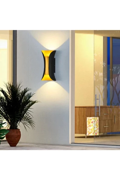 ECONA 10 Watt 3000k Günışığı Ledli Modern Tasarım Iç Ve Dış Mekan Led Aplik, Bahçe Armatürü - 2