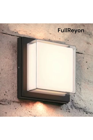 fullreyon 4200 Kelvin, 900 Lümen, 12 Wat Led Aplik, Bahçe, Balkon, Banyo, Salon, İç ve Dış Mekan Led Armatür