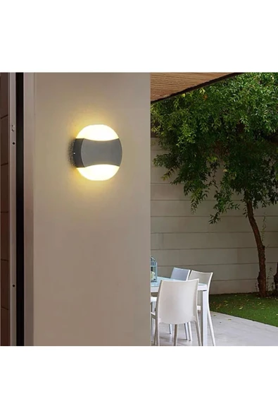 ECONA Full Reyon 18 Watt Gün Işığı Ledli Dekoratif Led Duvar Aplik, Iç Ve Dış Mekan Armatürü ürün görseli 1