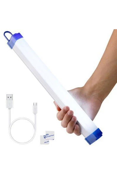 fullreyon 52 CM, 20 Watt, USB Şarjlı Acil Yardım Modlu, Dimli, Tekne, Çadır, Tezgah Altı, Dolap İçi Armatür - 4