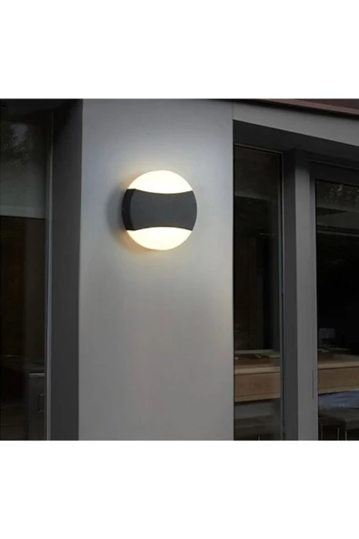 ECONA Full Reyon 18 Watt Gün Işığı Ledli Dekoratif Led Duvar Aplik, Iç Ve Dış Mekan Armatürü - 2