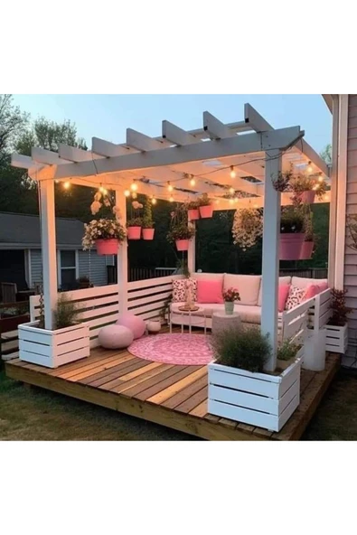 fullreyon 5 Metre, 5 Duylu, Sıralı Düğün, Kına, Organizasyon, İşletme, Bahçe Teras Armatürü Sıralı Duy Armatür - Resim 7