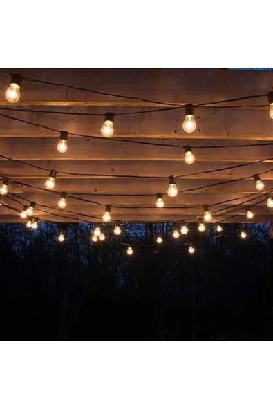 fullreyon 5 Metre, 5 Duylu, Sıralı Düğün, Kına, Organizasyon, İşletme, Bahçe Teras Armatürü Sıralı Duy Armatür - Resim 6