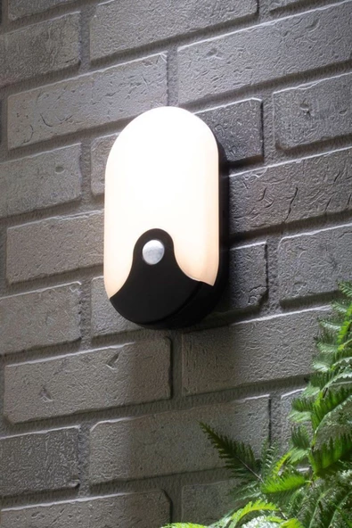 fullreyon Elektrik Bağlantısı İle Çalışır, 4000 Kelvin, Pır Sensörlü, 20 Watt İç ve Dış Mekan Aplik, Armatür - Resim 2