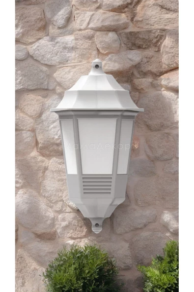fullreyon 10 Watt Günışığı Ampul Dahil Dekoratif Duvar Aplik, Bahçe Duvar Armatürü, Modern Şık Duvar Apliği