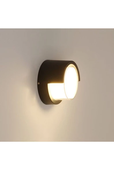 fullreyon Elektrikle Çalışır 6 Watt Günışığı Ledli Alüminyum Kasa Led Aplik  İç ve Dış Mekan Modern Armatür - Resim 6