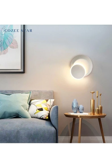 fullreyon Elektrikle Çalışır, 6 Watt, Günışığı 3000 Kelvin, Alüminyum Kasa Yatakbaşı Aplik Modern Gece Lambası - 4