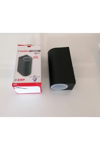 sekizgen led Çift Yönlü Aplik Siyah Gövde Ampulsüz Fiyattır - Resim 6