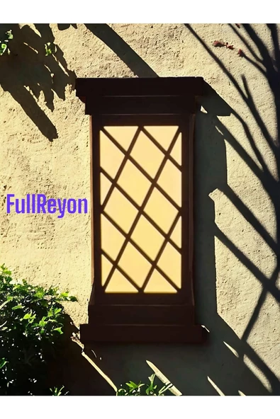 fullreyon 24 Watt BEYAZ IŞIK Modern İç ve Dış Mekan Led Aplik, Banyo, Teras, Veranda, Balkon, Kamelya Armatürü - 2