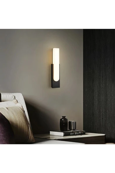 fullreyon 10 Watt, 3200 Kelvin Dekoratif Led Aplik, İç ve Dış Mekan Aydınlatma Armatürü, Led Duvar Apliği - Resim 6