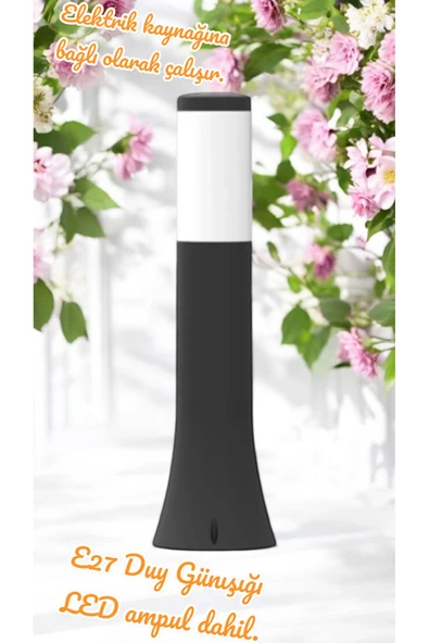 fullreyon 10 Watt Günışığı, 54 Cm Bahçe Duvar, Çim, Yürüyüş Yolu Armatürü, Bahçe Aydınlatma Apliği, Armatür