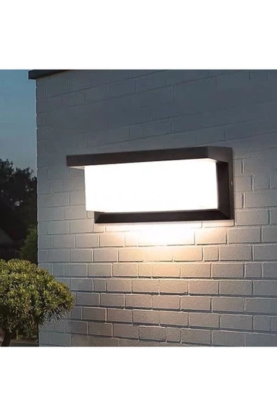 ECONA Full Reyon 18w Led Duvar Aplik Dış Mekan Günışığı 3000k