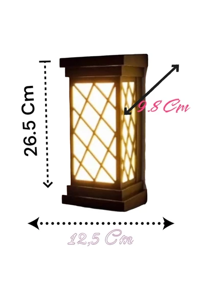 fullreyon 24 Watt BEYAZ IŞIK Modern İç ve Dış Mekan Led Aplik, Banyo, Teras, Veranda, Balkon, Kamelya Armatürü - 5