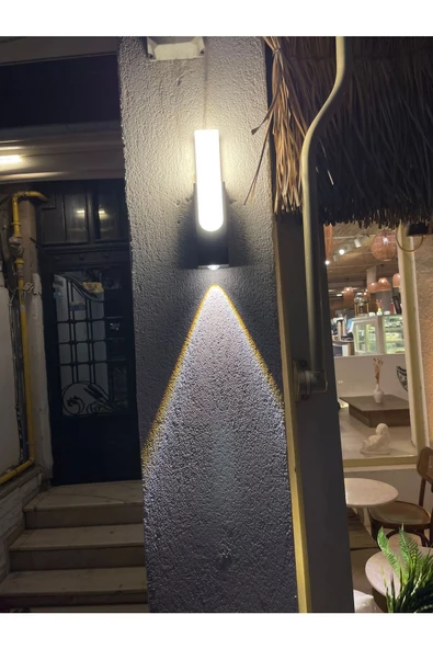 fullreyon 10 Watt, 3200 Kelvin Dekoratif Led Aplik, İç ve Dış Mekan Aydınlatma Armatürü, Led Duvar Apliği - Resim 8