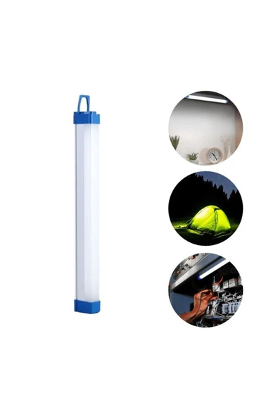 fullreyon Şarzlı, 52 CM,  20 Watt, Acil Yardım Modlu, Dimli, Tekne, Çadır, Tezgah Altı, Dolap İçi Armatür - 3