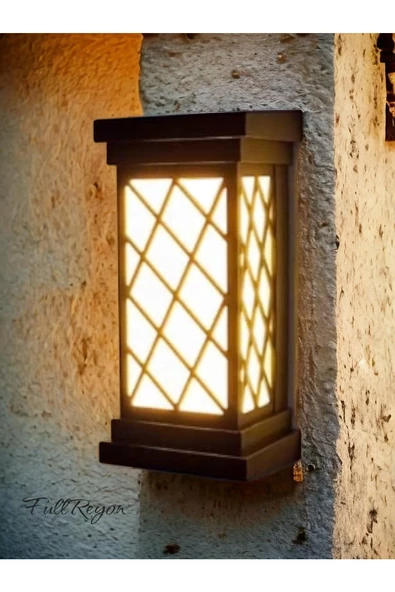 fullreyon Modern Tasarım 24 Watt Led Aplik, 3000K Gün Işığı Led Armatür, Banyo, Balkon, Kapı Giriş Apliği - Resim 4