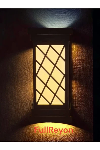 fullreyon Modern Tasarım 24 Watt Led Aplik, 3000K Gün Işığı Led Armatür, Banyo, Balkon, Kapı Giriş Apliği - Resim 2