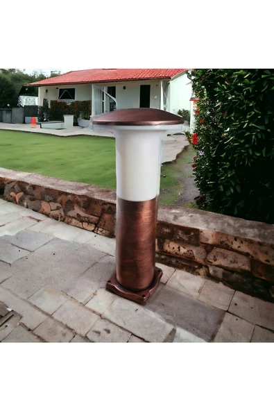 fullreyon 10 Watt Gün Işığı Bakır Eskitme Mantar Armatür, Bahçe Duvar, Çim, Yürüyüş Yolu, Set Üstü Aplik - 5