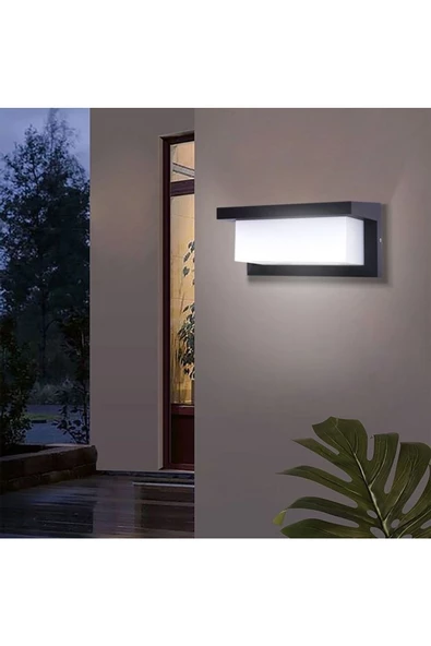 ECONA Full Reyon 18w Led Duvar Aplik Dış Mekan Günışığı 3000k - 4
