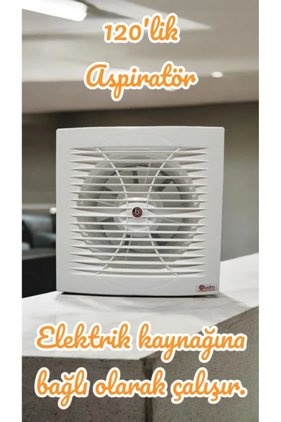 fullreyon 120'lik, Ultra Kaliteli, Tak&Unut Banyo, Tuvalet, Kiler Aspiratörü, Hava Yeniler Koku Alır Aspiratör ürün görseli 1