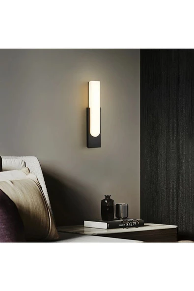 fullreyon Elektrikle Çalışır, 3200 Kelvin, 10 Watt Bahçe, Balkon, Teras, Kamelyal Apliği, LED Duvar Apliği - 4