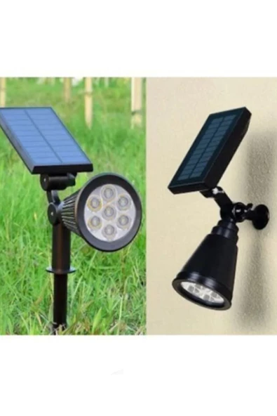 luxshome Güneş Enerjili Kazıklı Solar Armatür, Çiçek, Çim, Ağaç Aydınlatma Armatürü Yeşil Işık - 5
