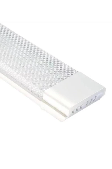 fullreyon 2 Adet 120 Cm 80 Watt 6500 Kelvin Beyaz Işık 3 Sıra Ledl Kristal Bant Armatür Fabrika Tavan Armatürü - Resim 4