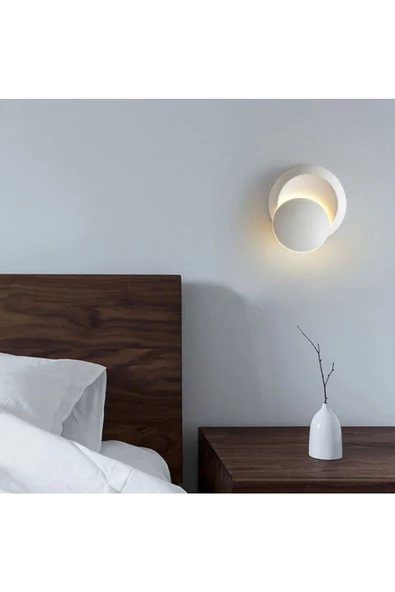 fullreyon Alüminyum Kasa, Elektrikle Çalışır, 6 Watt 3000K Günışığı Led Aplik, Banyo, Balkon, Yatakbaşı Apliği - Resim 7