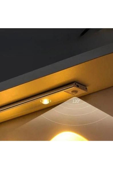 fullreyon Şarzlı, Sensörlü, 6 Watt, Alüminyum Kasa, Dolap İçi, Tezgah Altı, Çok Amaçlı, Işık Desenli Aplik - 7
