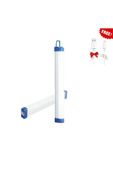 fullreyon Şarzlı, 52 CM,  20 Watt, Acil Yardım Modlu, Dimli, Tekne, Çadır, Tezgah Altı, Dolap İçi Armatür - 2