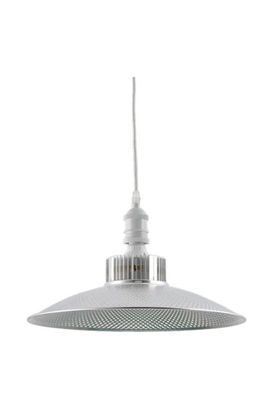 fullreyon 6 Adet 45 Cm Çapında 100 Watt Günışığı, Avize Görünümlü Led Ampul, Fabrika, Atölye, Kafe Bar Armatür - 5