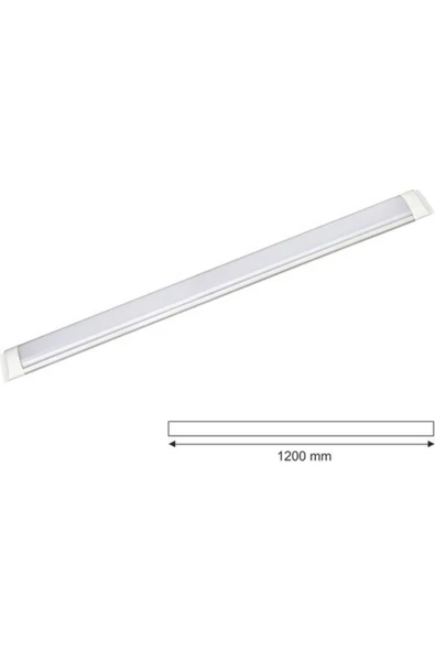 fullreyon 10 Adet, 36 Watt, 120 Cm, Ultra Kaliteli, Beyaz Işık, 6500 Kelvin Led Bant Armatür, 10'lu Paket - 3