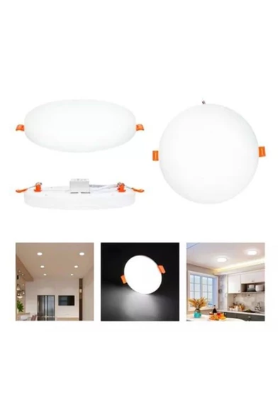 fullreyon 6 Adet 36 Watt, Beyaz Işık, Delik Çapı Ayarlanabilir Modern Tavan Armatürü Çok Kaliteli Tavan Apliği - Resim 2