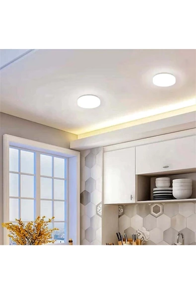 fullreyon 6 Adet 36 Watt, Beyaz Işık, Delik Çapı Ayarlanabilir Modern Tavan Armatürü Çok Kaliteli Tavan Apliği - Resim 8