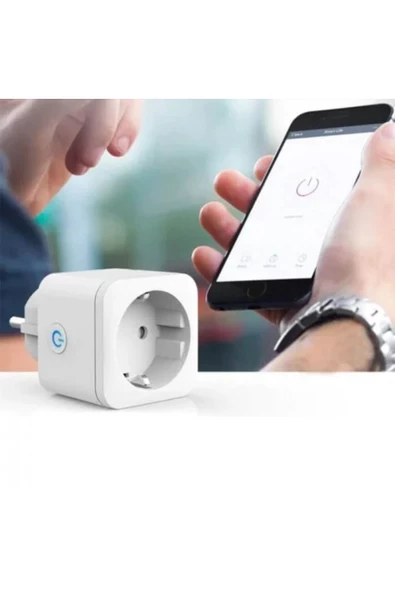 fullreyon 4 Adet Uzaktan Telefonla Kumanda Edilen Akıllı Priz, Unutkan Tembel Prizi Vesvese Giderici Wifi Priz - 3