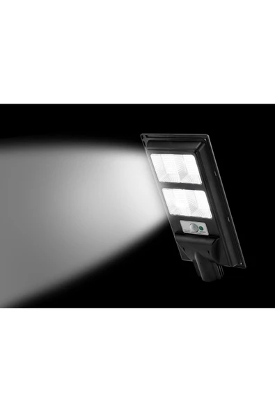 fullreyon 200 Watt, 16000 Lümen 6500K Beyaz Işık, Fotoselli, Sensörlü, Kumandalı Güneş Enerjili Bahçe Armatürü - 4
