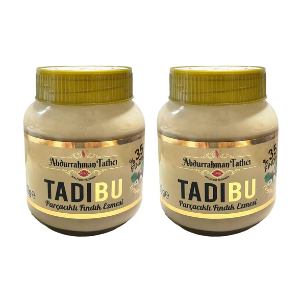 Abdurrahman Tatlıcı Tadıbu Parçacıklı Fındık Ezmesi 330 gr 2 li