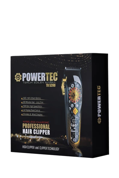 Powertec TR-5200 Saç Kesme Makinesi - 8