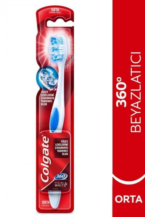Colgate 360 Vısıble Whıte Diş Fırçası Orta