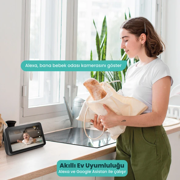 +360 Botslab 2C Pro Smart Camera - 3K / Tek Tuşla Sesli Arama / 360 Akıllı Güvenlik Kamerası - C222 - Resim 2