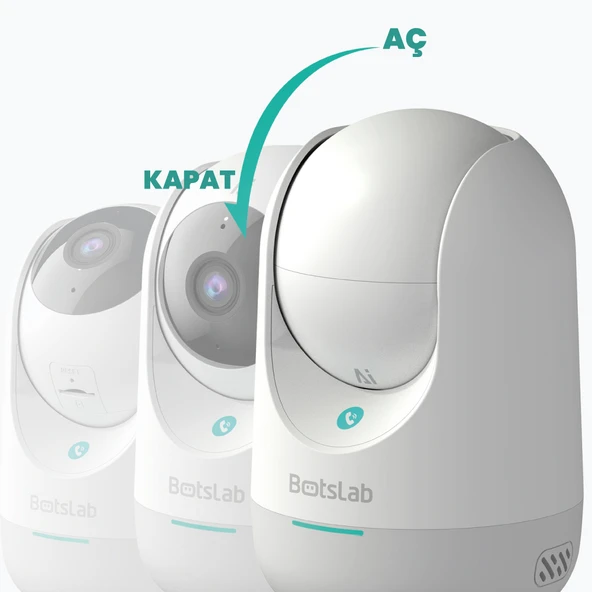 +360 Botslab 2C Pro Smart Camera - 3K / Tek Tuşla Sesli Arama / 360 Akıllı Güvenlik Kamerası - C222 - Resim 7
