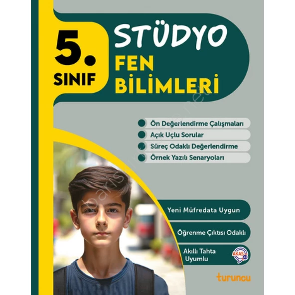 5. Sınıf Stüdyo Fen Bilimleri Turuncu Yayınları