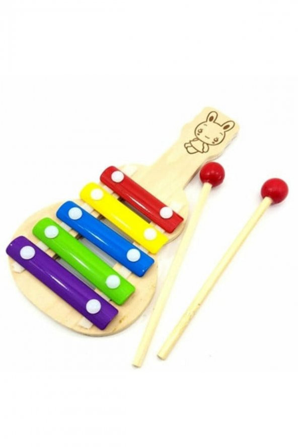 Ahşap Eğitici Öğretici Ksilafon Selefon Müzik Aleti Oyuncağı