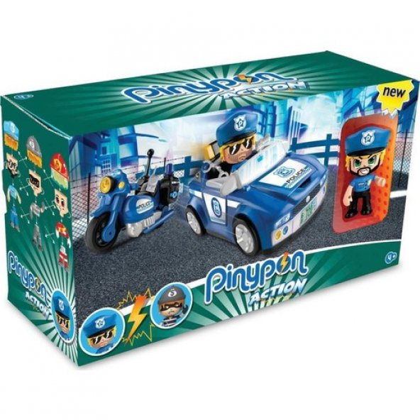 Giochi Preziosi Pinypon Action Süper Polis ve Arabası - PNC02000 - 2