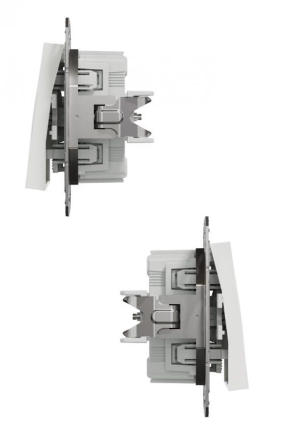 Schneider Asfora Beyaz Vavien Çerçeveli - Resim 3