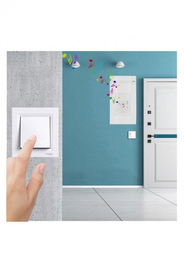 Schneider Asfora Beyaz Vavien Çerçeveli - Resim 6