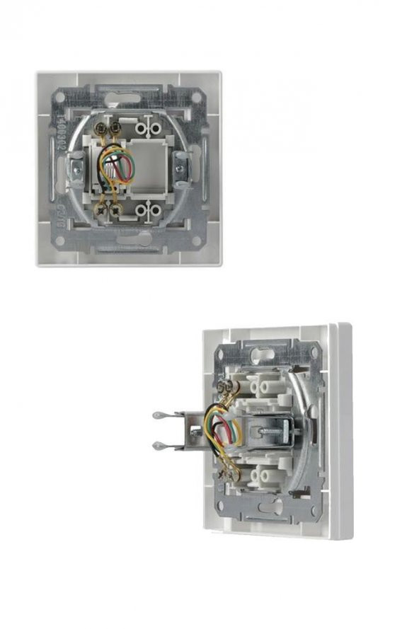 Schneider Asfora Beyaz 1*RJ11 Nümeris - Telefon Priz Çerçeveli - 2