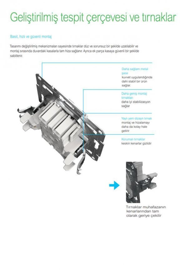 Schneider Asfora Beyaz Kapaklı Topraklı Priz - Çerçeveli - Resim 5